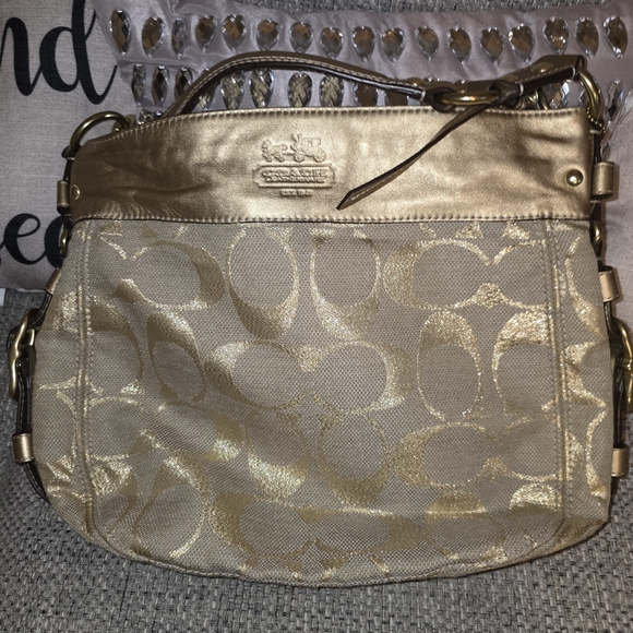 Coach Gold Hobo Bag - Picture 2 of 10